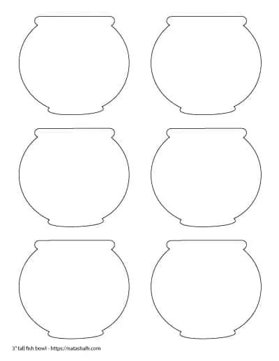 Free Printable Fish Bowl Templates - The Artisan Life