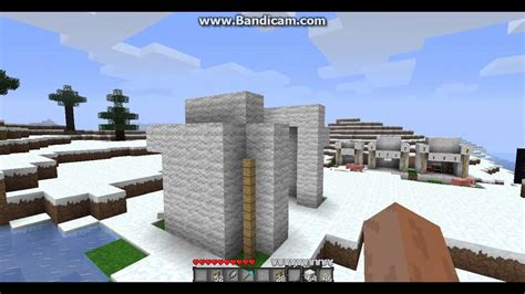 minecraft how to make a hut - YouTube