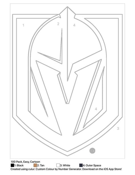 Vegas Golden Knights Coloring Pages - Coloring Home