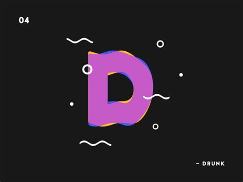 Letter D Drunk Animation by Christiane Wallner-Haas on Dribbble