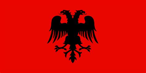 Anywhere to find this style of eagle on an Albanian flag? : albania