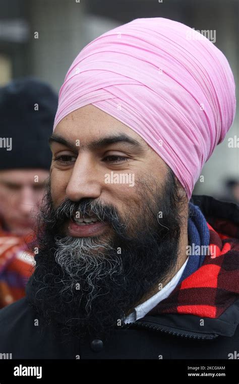 Jagmeet Singh, Leader of the New Democratic Party (NDP) in Toronto, Ontario, Canada. Singh ...