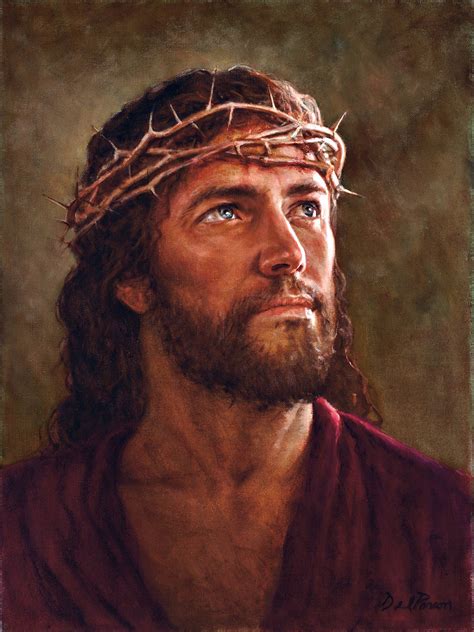 Jesus Crown Of Thorns Painting at PaintingValley.com | Explore collection of Jesus Crown Of ...