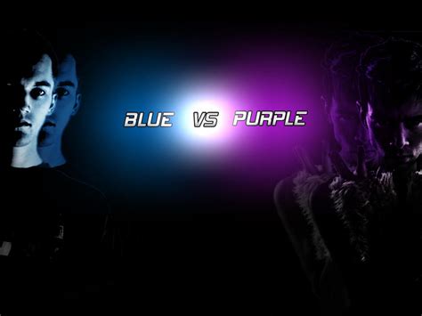 Blue Vs Purple by ajtopper on DeviantArt