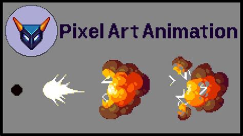 Pixel Art Explosion Animation - YouTube