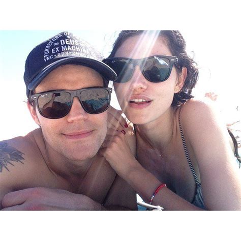 When They Basked in the Sun in Mexico | Paul wesley phoebe tonkin, Phoebe tonkin, Paul wesley