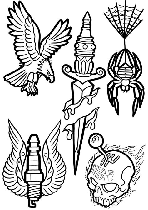 Tattoo flash..... | Traditional tattoo stencils, Traditional tattoo ...