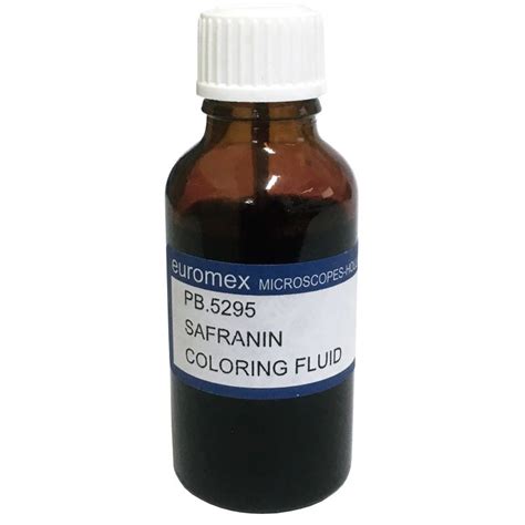 Comprar tintura Safranina (Safranine) 25 ml - Euromex