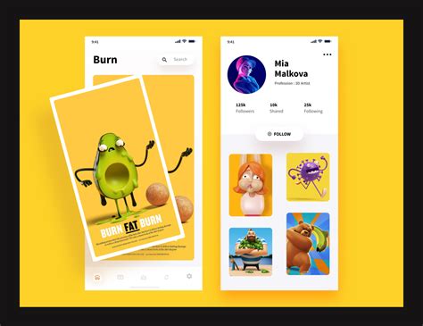 Popular UI/UX Dribbble Inspiration 2020 on Behance