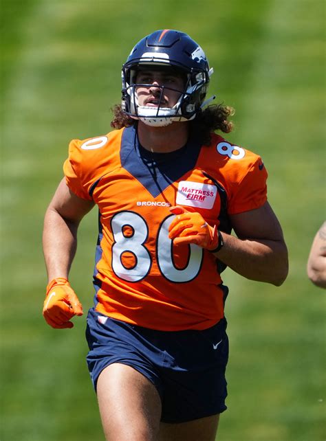 Broncos TE Greg Dulcich Back At Practice