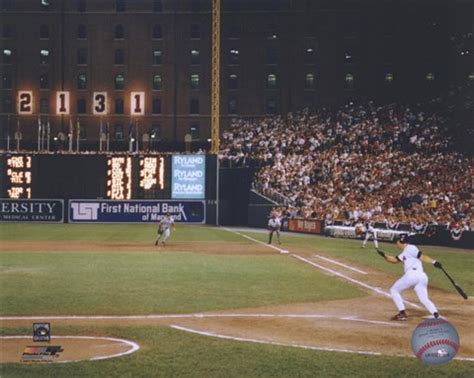 Cal Ripken Jr. 2131 Game #6 Fine Art Print by Unknown at FulcrumGallery.com