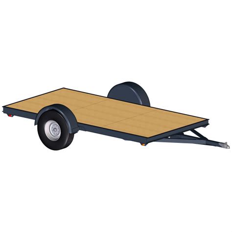 Heavy Duty Utility Trailer Blueprints – 6 x 12 – 5200 up to 7000 lb