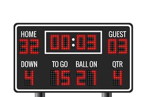 Baseball Scoreboard Template - ClipArt Best