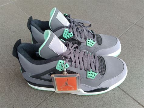 NIKE AIR JORDAN 4 RETRO GREY GREEN GROW 【即納&大特価】 28%割引 swim.main.jp