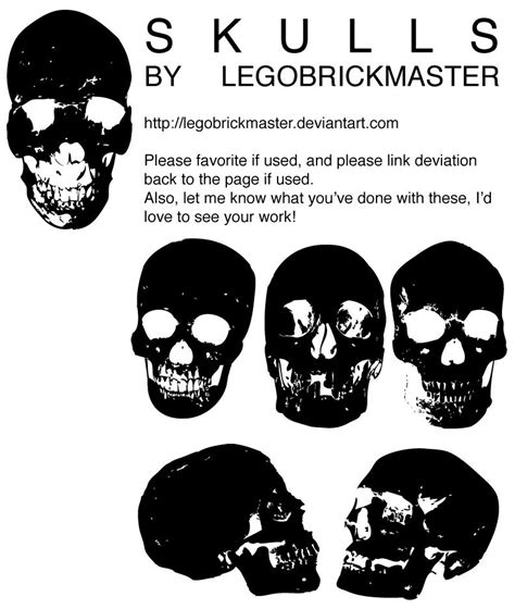 Skull Vector Package EPS by legobrickmaster on DeviantArt