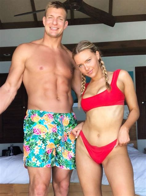 Meet Rob Gronkowski's girlfriend Camille Kostek - the former Patriots cheerleader turned ...