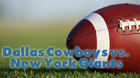 How to watch Dallas Cowboys vs. New York Giants in Sunday Night Showdown: Inactives ...