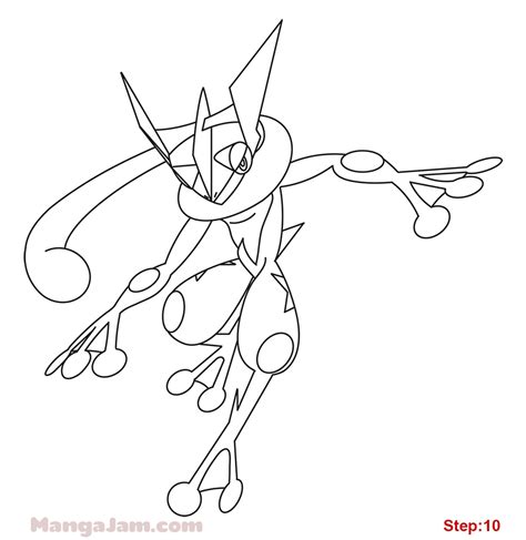 Pokemon Greninja Coloring Pages at GetColorings.com | Free printable ...