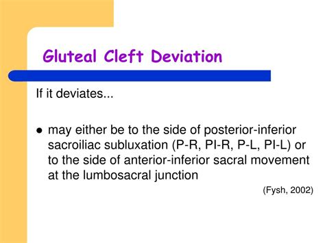 Dimple Gluteal Cleft