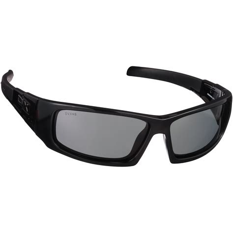 Vizor Rx'able Safety Polarized Grey Lens Gloss Black Frame Sunglasses - Walmart.com