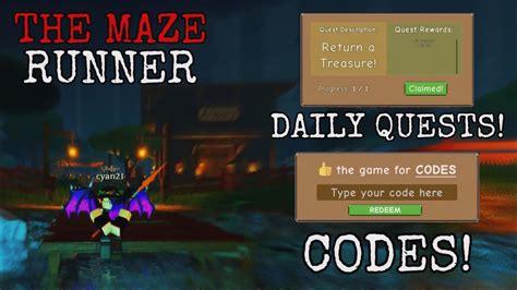 I'M IN LOVE WITH THIS GAME! | Roblox | [The Maze Runner] (Codes, daily ...