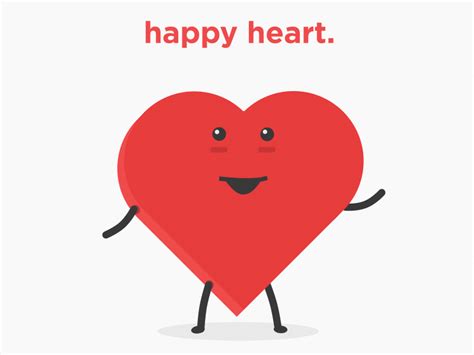 happy heart by Étienne Buteau on Dribbble