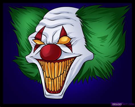 Free Easy Way To Draw Scary Clowns, Download Free Easy Way To Draw Scary Clowns png images, Free ...