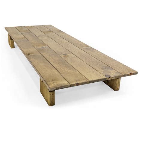 Table - Timber trestle - 1.95m - Short legs, Event Furniture | Tables ...