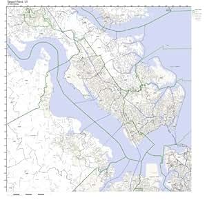 Amazon.com: Newport News, VA ZIP Code Map Laminated: Home & Kitchen