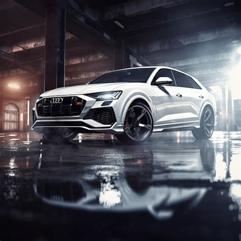 Premium AI Image | white audi