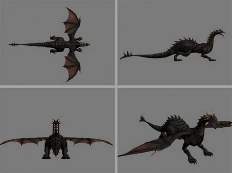 European dragon 3d model 3ds max files free download - modeling 19491 ...