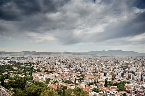 HD wallpaper: Aerial Photography Of City Buildings, acropolis, aerial ...