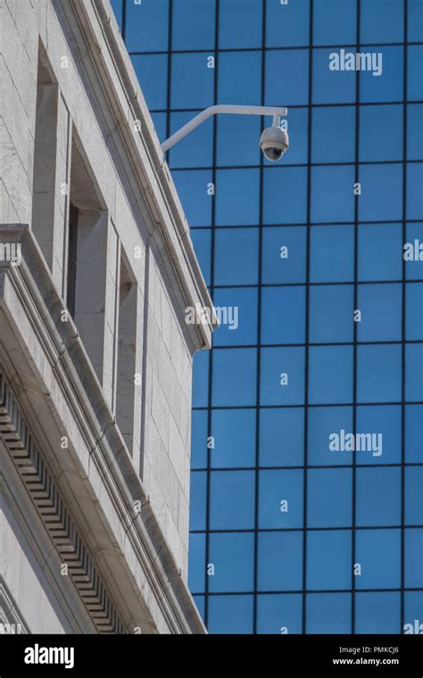 CCTV on the US Courthouse in Birmingham Al Stock Photo - Alamy