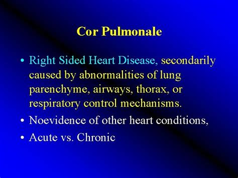 Cor Pulmonale Treatment Guidelines - Captions Update Trendy