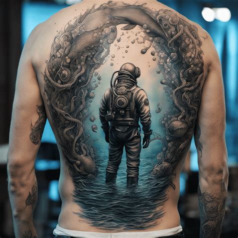 95 Ocean Tattoo Ideas Created with Ai | artAIstry