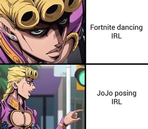 Fortnite dancing JoJo posing - iFunny