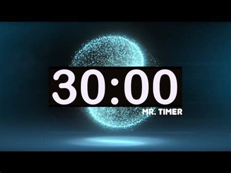 30 Minute Timer with Music for Kids! Relaxing Calming and Soothing Music for Meditation! - YouTube