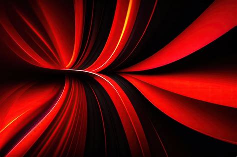 Premium AI Image | Red and black and white photography with a red and black background.