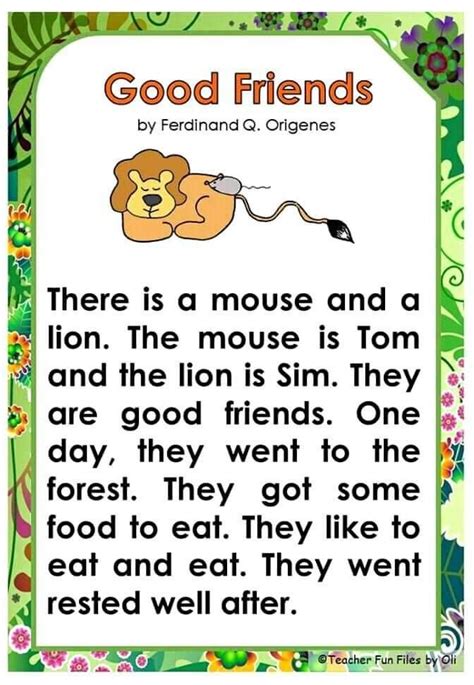 Pin by Learning Area on Short Stories | Phonics reading passages ...