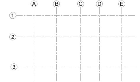 Architectural Grid Line Conventions