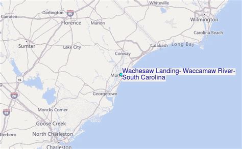 Wachesaw Landing, Waccamaw River, South Carolina Tide Station Location Guide