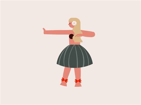 hula dancer by Ahn Na Yi on Dribbble