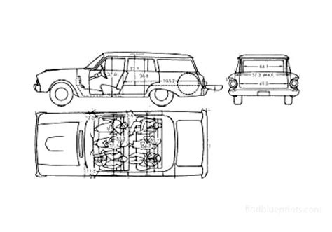 Download drawing Ford Falcon Station Wagon 1961 in ai pdf png svg formats