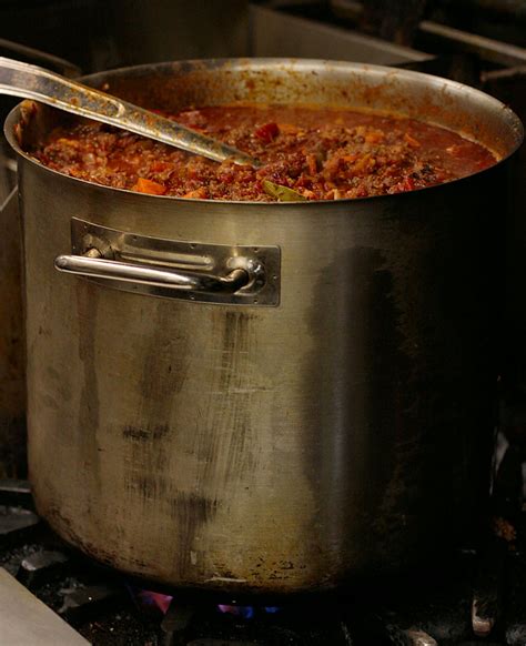 massive pot of chili | chili in a pot. 100717-11 | waferboard | Flickr