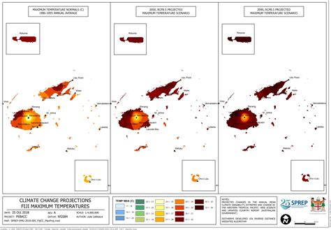 Climate Change Projection Maps for Fiji launched