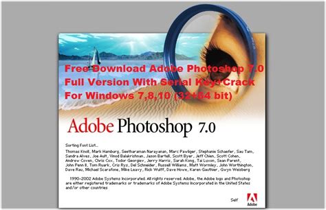 Download adobe photoshop 7.0 for free - acacharts