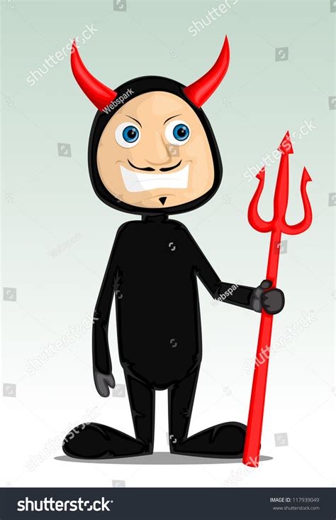 Cute Cartoon Krampus Stock Vector (Royalty Free) 117939049 | Shutterstock