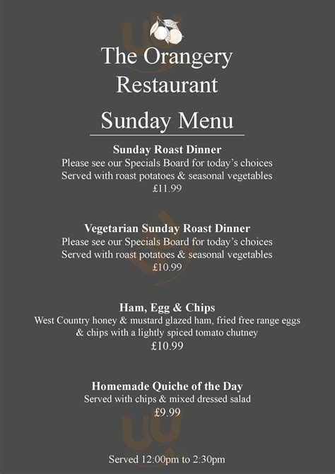 Whitehall Garden Centre menù, Whitchurch - Main Menu | Sluurpy