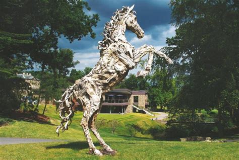 Wooden Horse 🐴🌳 Sculptures for Gardens PARKS & private homes