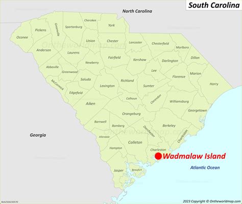 Wadmalaw Island Map | South Carolina, U.S. | Detailed Maps of Wadmalaw ...